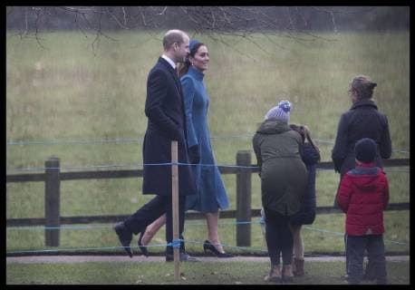 Great Britain, Royals attend church service in Sandringham