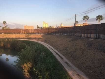 Texas. Border to Mexico in Brownsville
