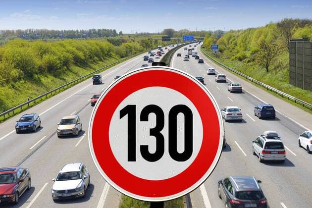 Growing majority wants speed limit of 130 km h on motorways - symbol pictures