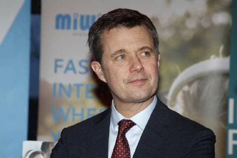 Copenhagen, Prince Frederik visits award ceremony
