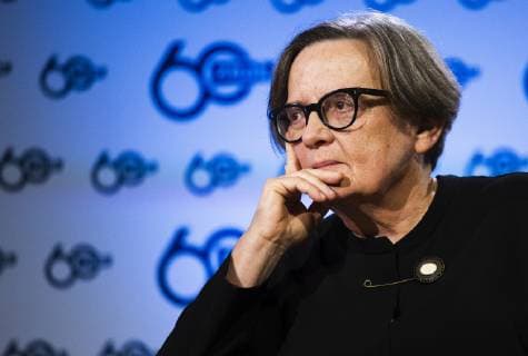 Agnieska Holland at the History of Tomorrow debate