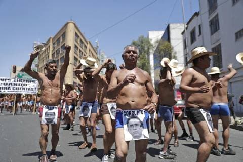 Mexico, protests against Miguel Angel Yunes