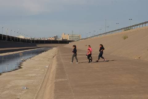 Mexico, migrants on the border with the USA