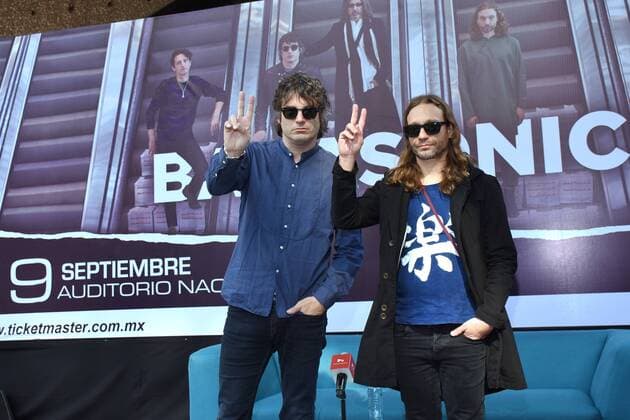 Babasonicos press conference in Mexico City