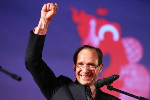 Moscow, Ralph Fiennes receives Konstantin Stanislavski Award