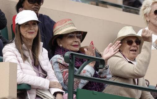 Monaco, Prominent spectators at the tennis tournament in Monte Carlo