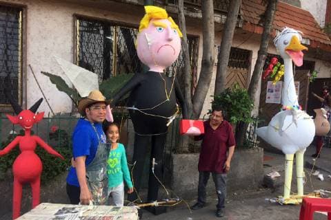 Mexico, Trump figure on the occasion of the Semana Santa