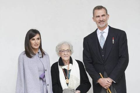 Alcala de Henares, King Felipe and Queen Letizia award the Cervantes Prize to Ida Vitale