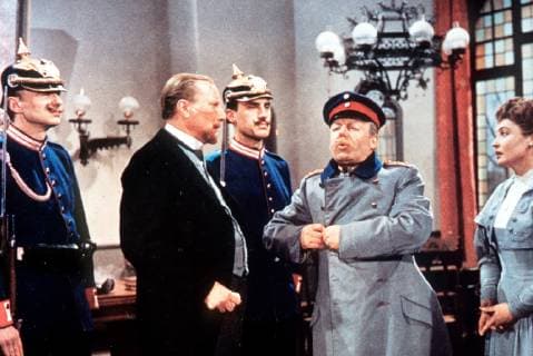 Premiere of the film *The Captain of Köpenick*, 70th anniversary on 16 August