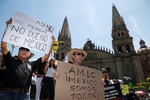 Mexico, protests in Mexico City
