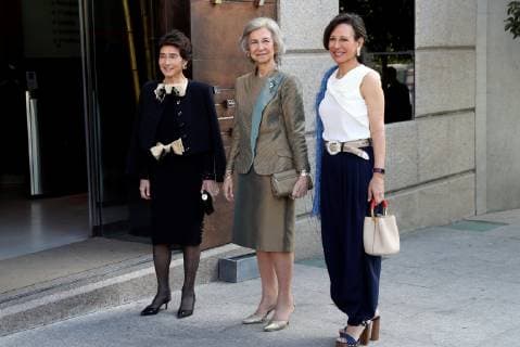 Madrid, Queen Sofia at the meeting of the International Circle of the Reina Sofia Higher School Music