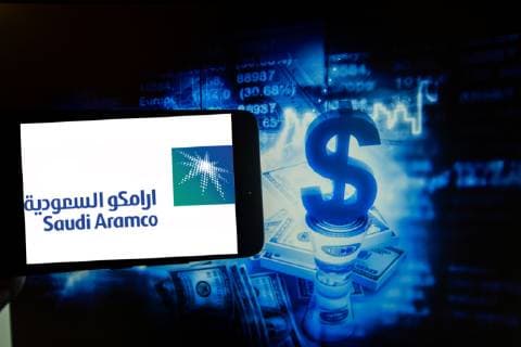 Oil giant Saudi Aramco makes 161 billion profit - archive images