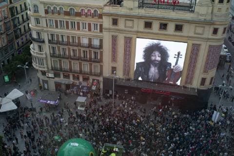 Madrid, Ara Malikian gives public concert