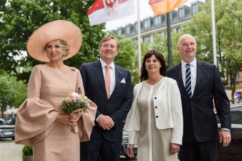 Dutch Royals visiting Potsdam