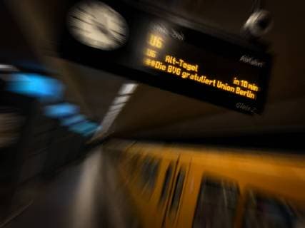 Berlin, BVG congratulates Union Berlin on its promotion to the Bundesliga football league