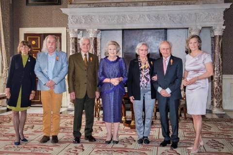 Amsterdam, Princess Beatrix during the award ceremony of the Zilveren Anjers