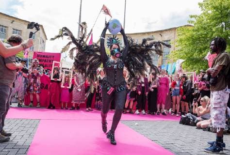 Bristol, Extinction Rebellion Catwalk Fashion Show
