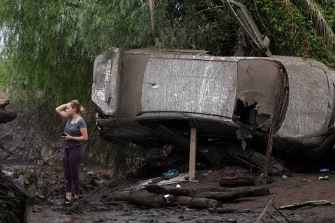 Mexico, damage after flooding in San Gabriel