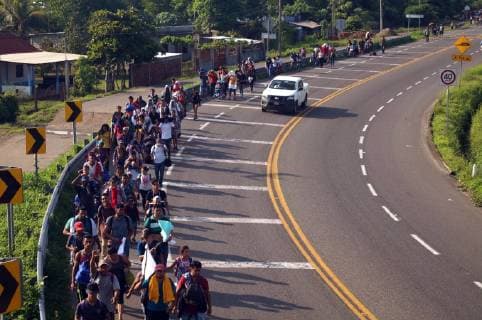 Mexico to curb immigration at the southern border - archive photos