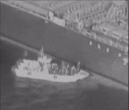 Attack on tanker in the Gulf of Oman: Pictures from video show suspected patrol boat