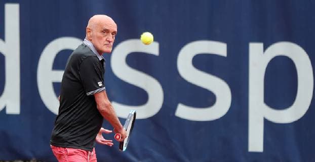 Braunschweig, celebrity tennis duel with Dirk Rossmann and Martin Kind
