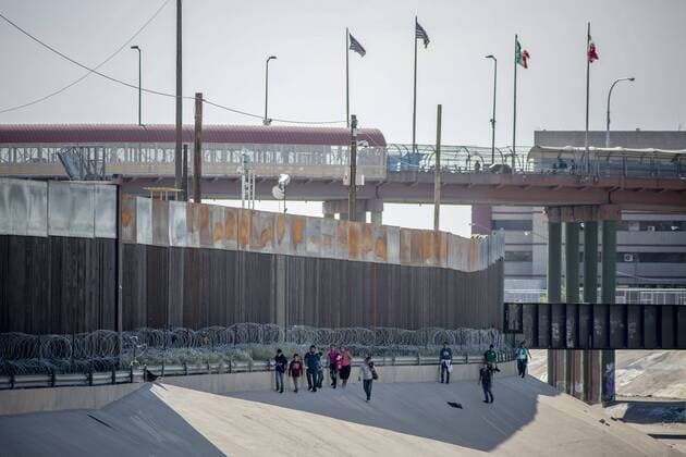 USA, impression from the border area to Mexico near El Paso
