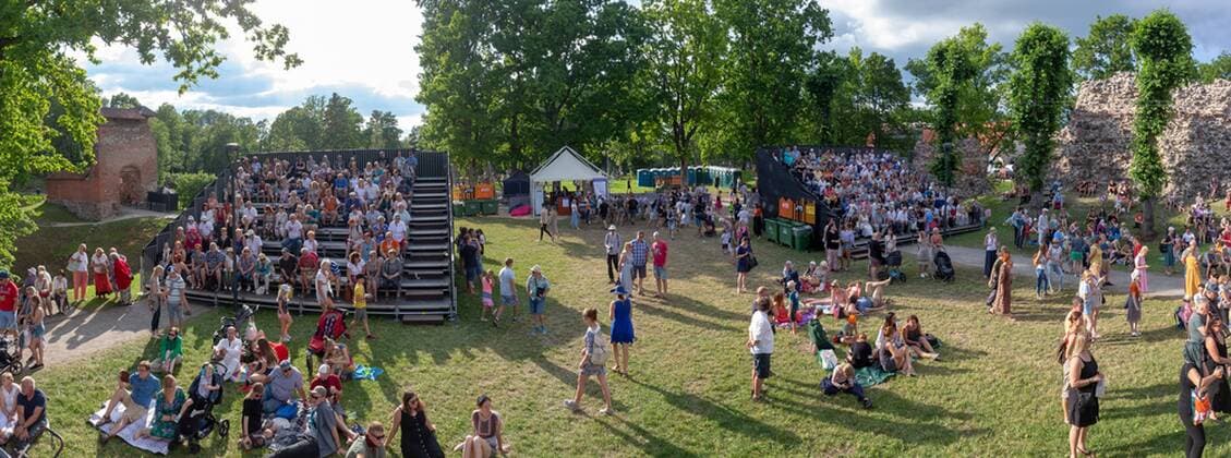 Estonia, folk music festival in Felin