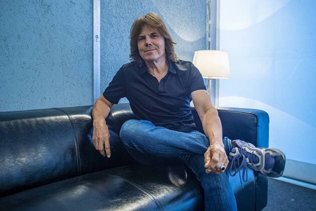 Joey Tempest from the Band Europe at the Benatska Music Festival