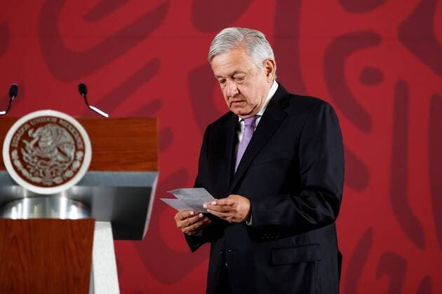 Mexico, Press Conference of President Obrador in Mexico City