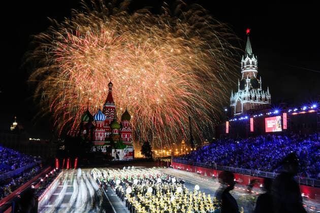 Russia, Military Music Festival in Moscow