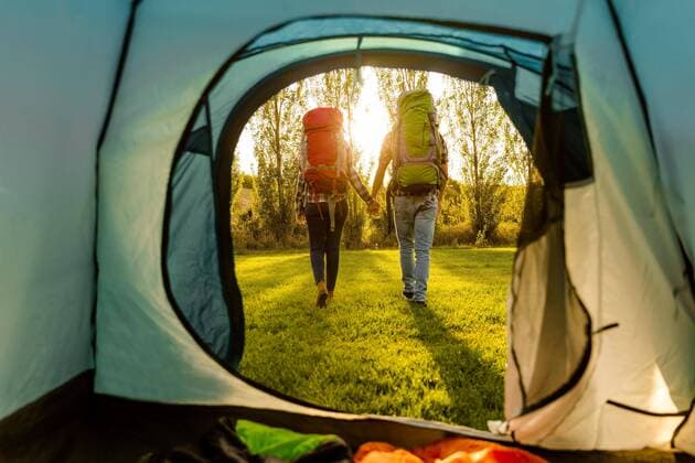 IMAGO Creative, Summer, Camping, In a tent