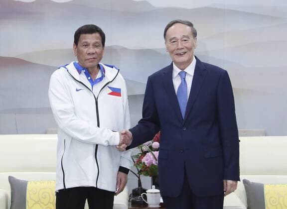 Foshan, Rodrigo Duterte visits Basketball World Championship in China