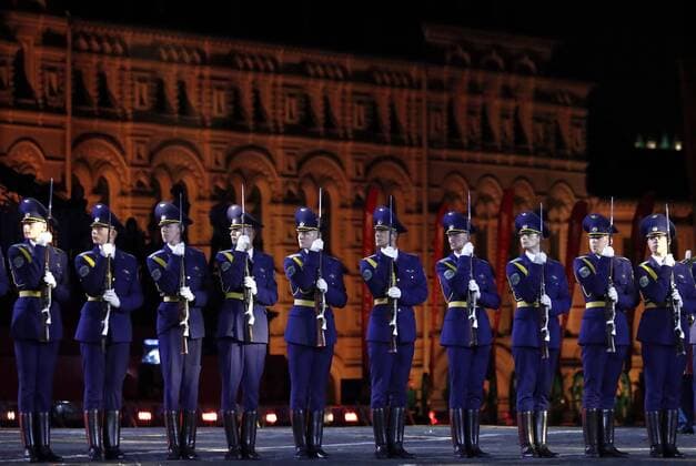 Moscow, Military Music Festival on Red Square - Closing Ceremony