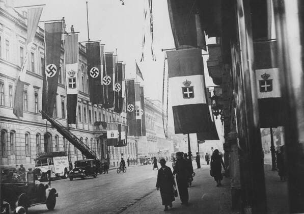 Announcement of the Berlin–Rome Axis, 90th anniversary on 1 November