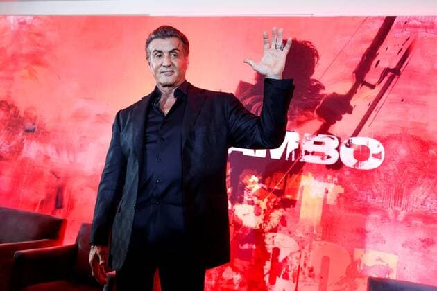 Rambo 5 press conference with Sylvester Stallone in Mexico City