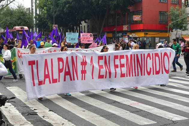 Mexico, protests against violence against women
