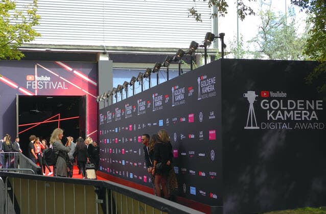 Berlin, YouTube Golden Camera Digital Award, Athmosphere