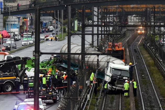 Mexico, truck accident in Mexico City