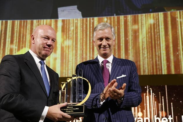 Brussels, King Philip presents award for company of the year