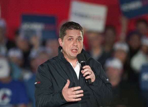 Canada, Andrew Scheers election campaign appearance in Richmond