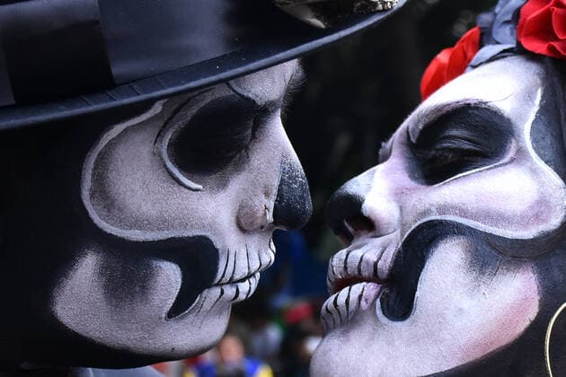 Mexico City, Dia de Muertos Parade
