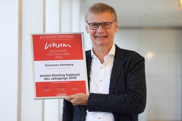 Mainz, Günther Jauch at the award ceremony of the Vinum wine guide