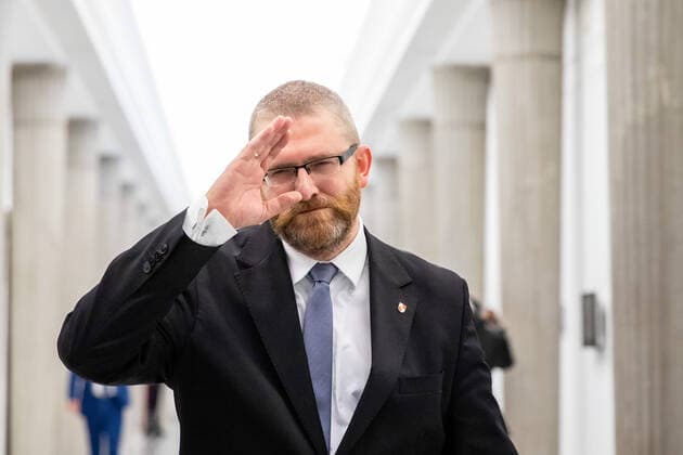 Poland, Right-wing extremist MP Grzegorz Braun - archive pictures