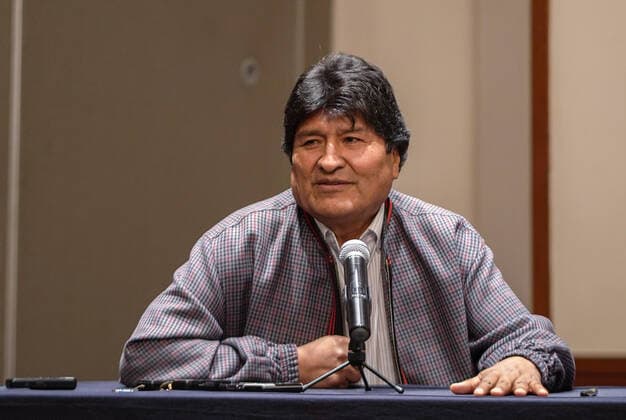 Mexico City, Evo Morales Press Conference