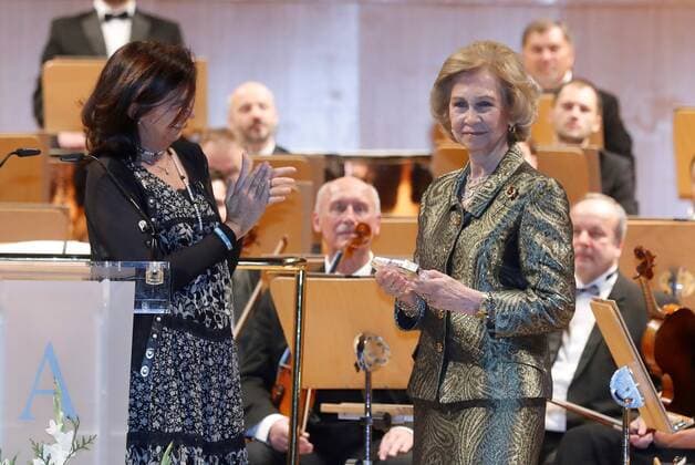 Queen Sofia of Spain receives Manos Unidas Award in Madrid