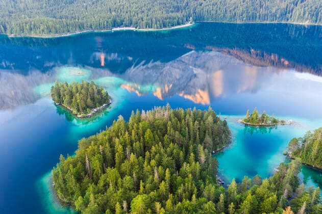 Calendar motifs: Lakes in Germany