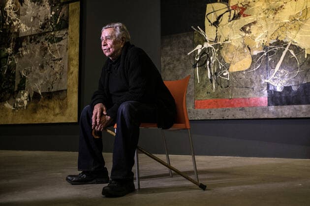 Manuel Felguerez exhibition in Mexico City