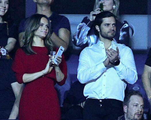 Prince Carl Philip and Princess Sofia at Avicii Tribute concert in Stockholm