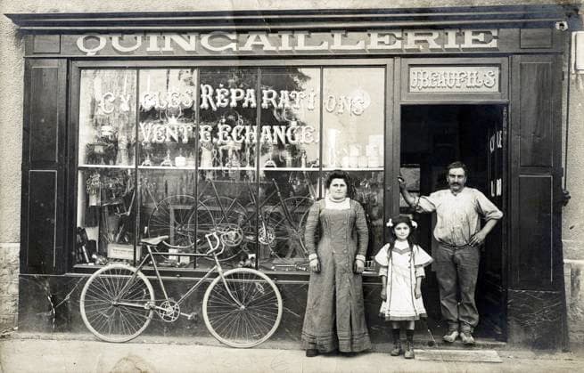IMAGO Archive, France, Bicycle shops 1880-1920