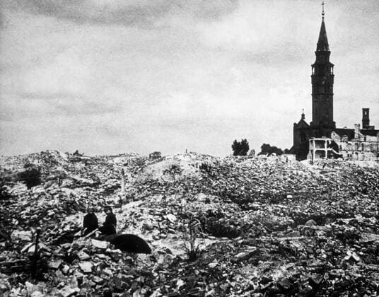 Second World War, destruction in Poland